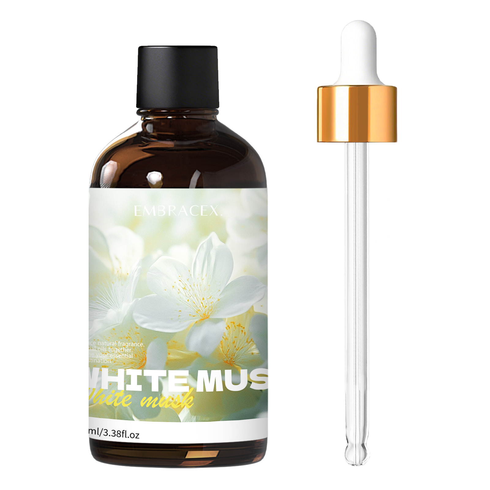 Candle Supplies Fragrance Oil - 100 мл ароматического масла белого мускуса
