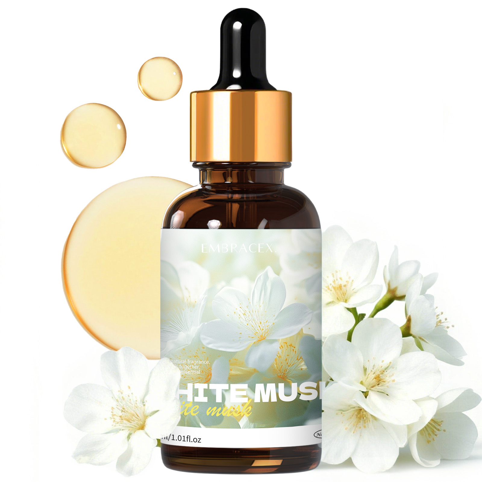 Candle Supplies Fragrance Oil - 30 мл ароматического масла с белым